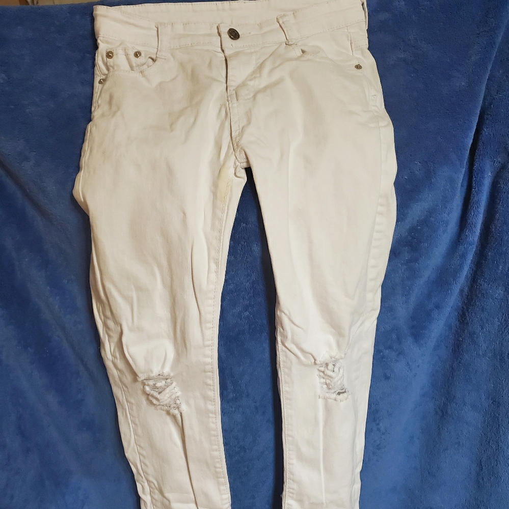 Boys white denim size 14 slim